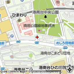 リパーク横浜港南台３丁目駐車場周辺の地図