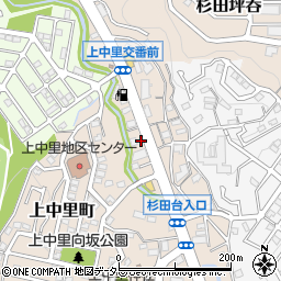 神奈川県横浜市磯子区上中里町330周辺の地図