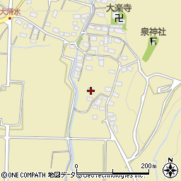 滋賀県米原市大清水1222周辺の地図