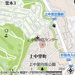 神奈川県横浜市磯子区上中里町413周辺の地図