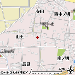 愛知県犬山市塔野地山王9周辺の地図