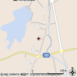 島根県出雲市斐川町三絡34周辺の地図
