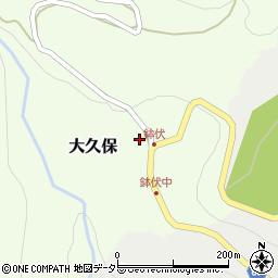 兵庫県養父市大久保86周辺の地図
