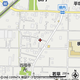 神奈川県平塚市横内2325周辺の地図