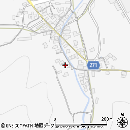 兵庫県養父市上野442周辺の地図