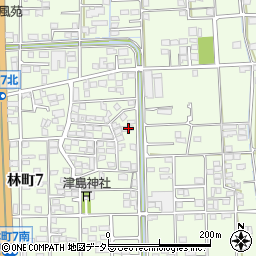 岐阜県大垣市林町7丁目501周辺の地図