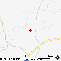 岐阜県恵那市山岡町久保原158周辺の地図