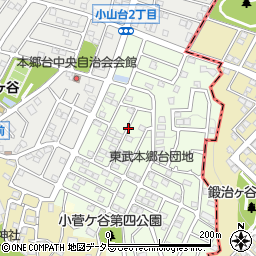 神奈川県横浜市栄区鍛冶ケ谷町周辺の地図
