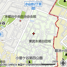 神奈川県横浜市栄区鍛冶ケ谷町周辺の地図