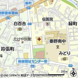 神奈川県秦野市緑町15周辺の地図