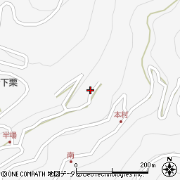 長野県飯田市上村1237周辺の地図