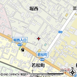 神奈川県秦野市堀西42-2周辺の地図