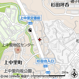 神奈川県横浜市磯子区上中里町321周辺の地図