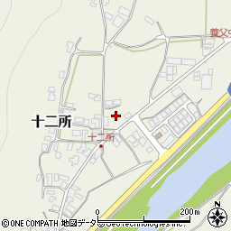 兵庫県養父市十二所346周辺の地図