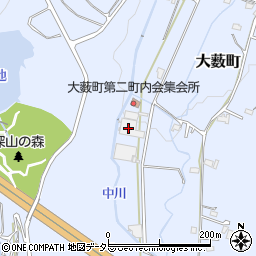 岐阜県多治見市大薮町1885周辺の地図