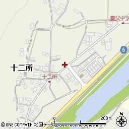 兵庫県養父市十二所343周辺の地図
