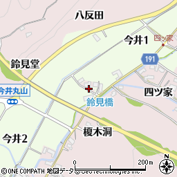愛知県犬山市今井鈴見堂周辺の地図