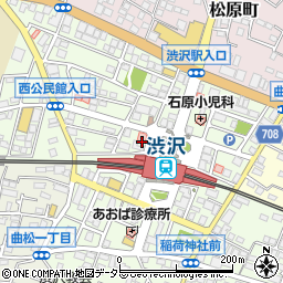 マツモトキヨシ渋沢駅前店周辺の地図