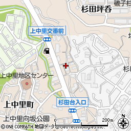 神奈川県横浜市磯子区上中里町323周辺の地図