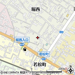 神奈川県秦野市堀西42周辺の地図