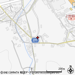 兵庫県養父市上野781周辺の地図