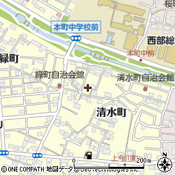 神奈川県秦野市清水町6-9周辺の地図
