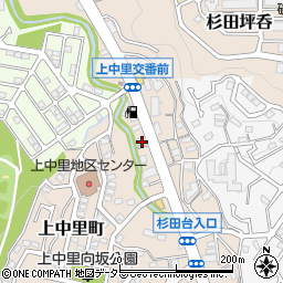 神奈川県横浜市磯子区上中里町264周辺の地図