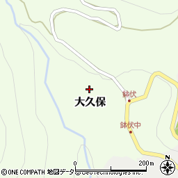 兵庫県養父市大久保209周辺の地図