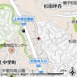 神奈川県横浜市磯子区上中里町324周辺の地図