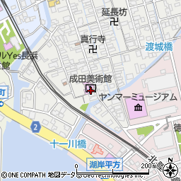 成田美術館周辺の地図