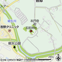 玉前神社周辺の地図