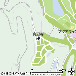 真澄寺周辺の地図