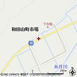 兵庫県朝来市和田山町市場252周辺の地図