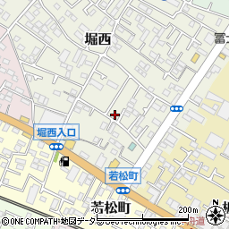 神奈川県秦野市堀西43-7周辺の地図
