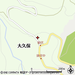兵庫県養父市大久保421周辺の地図