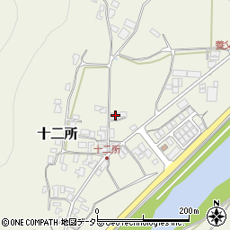 兵庫県養父市十二所351周辺の地図