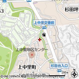神奈川県横浜市磯子区上中里町259周辺の地図