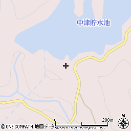 鳥取県企業局　中津ダム管理事務所周辺の地図