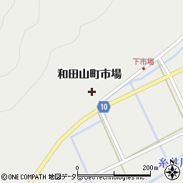 兵庫県朝来市和田山町市場204周辺の地図