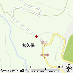 兵庫県養父市大久保180周辺の地図