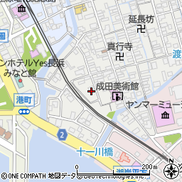 栄船町自治会館周辺の地図