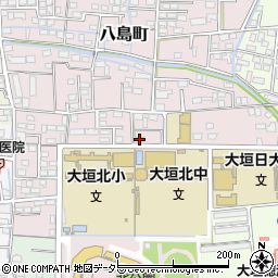 岐阜県大垣市八島町2298周辺の地図