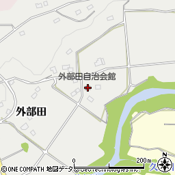 千葉県市原市外部田507周辺の地図