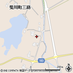 島根県出雲市斐川町三絡32周辺の地図