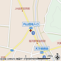 円山団地入口周辺の地図