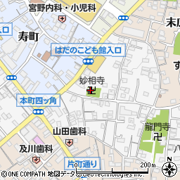妙相寺周辺の地図