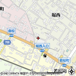 神奈川県秦野市堀西94周辺の地図