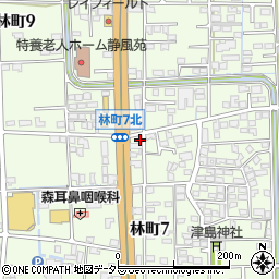 岐阜県大垣市林町7丁目760-4周辺の地図