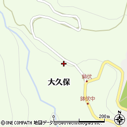 兵庫県養父市大久保183周辺の地図