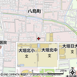 岐阜県大垣市八島町2299周辺の地図